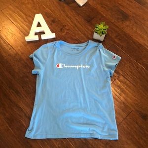 Blue Champion Tee shirt